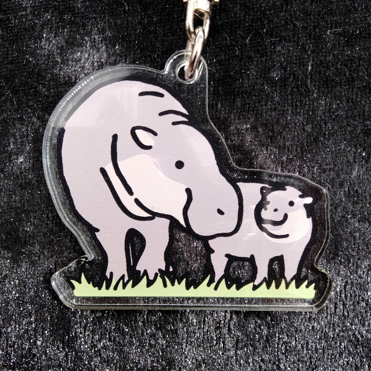 親子キーホルダー コビトカバ | 神戸どうぶつ王国NS